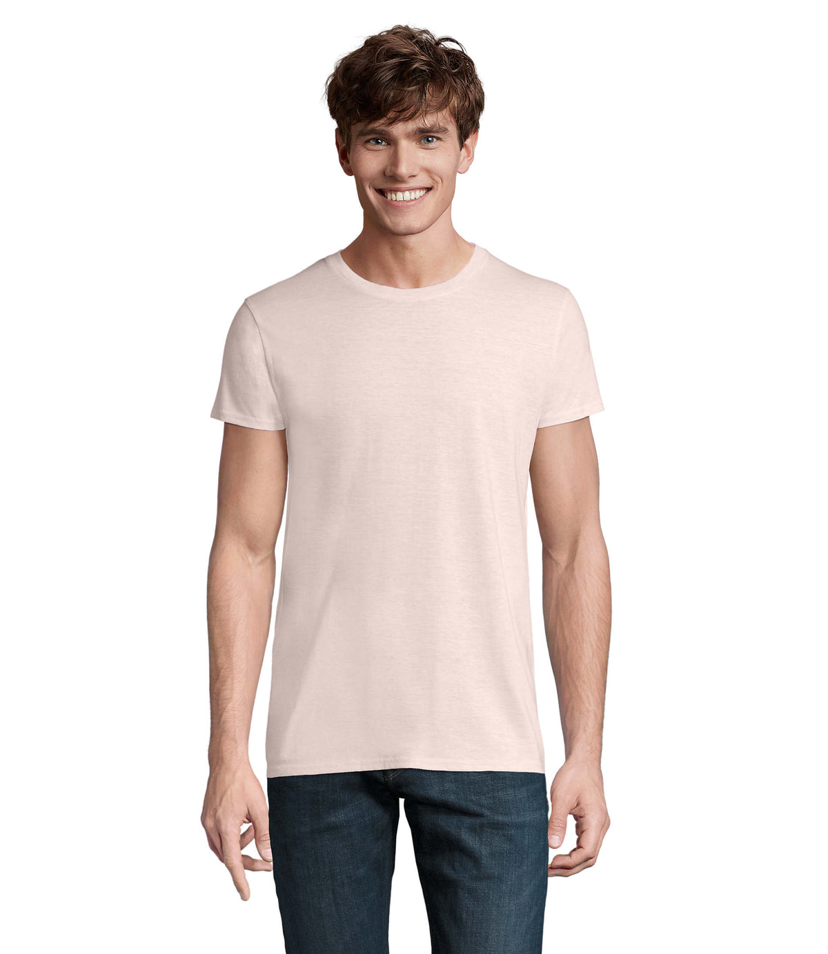 CRUSADER Heren T-shirt 150 g Crusader Men in heather pink
