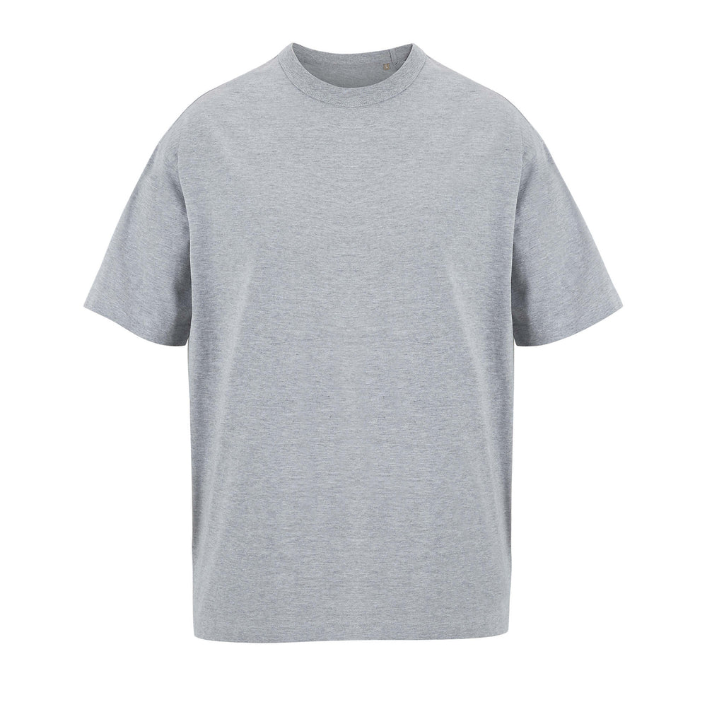 BOXY OVERSIZE T-SHIRT HEREN Boxy Men in lichtgrijs gemêleerd
