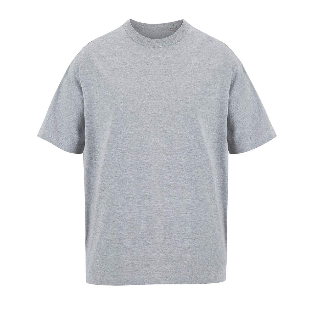 BOXY OVERSIZE T-SHIRT HEREN Boxy Men in lichtgrijs gemêleerd