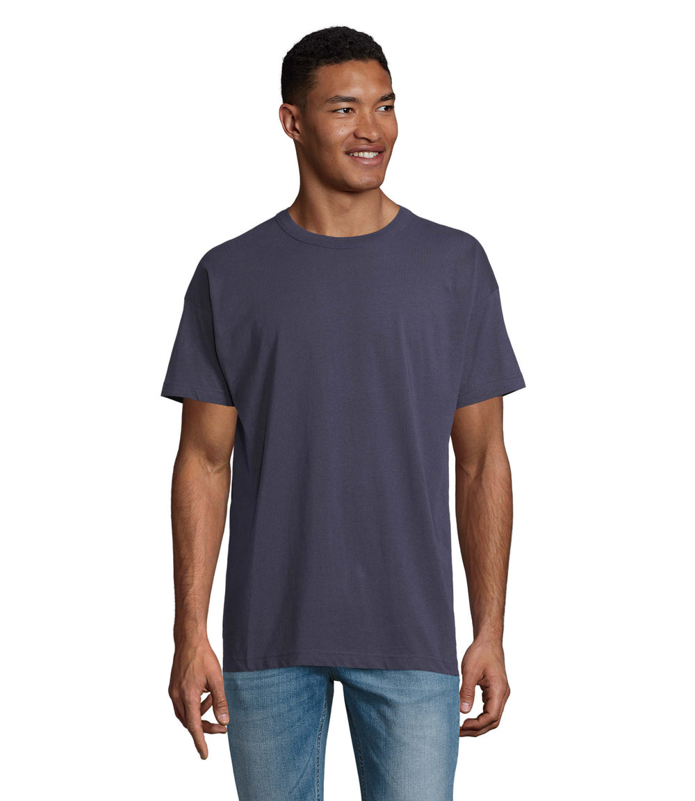 BOXY OVERSIZE T-SHIRT HEREN Boxy Men in franse marine
