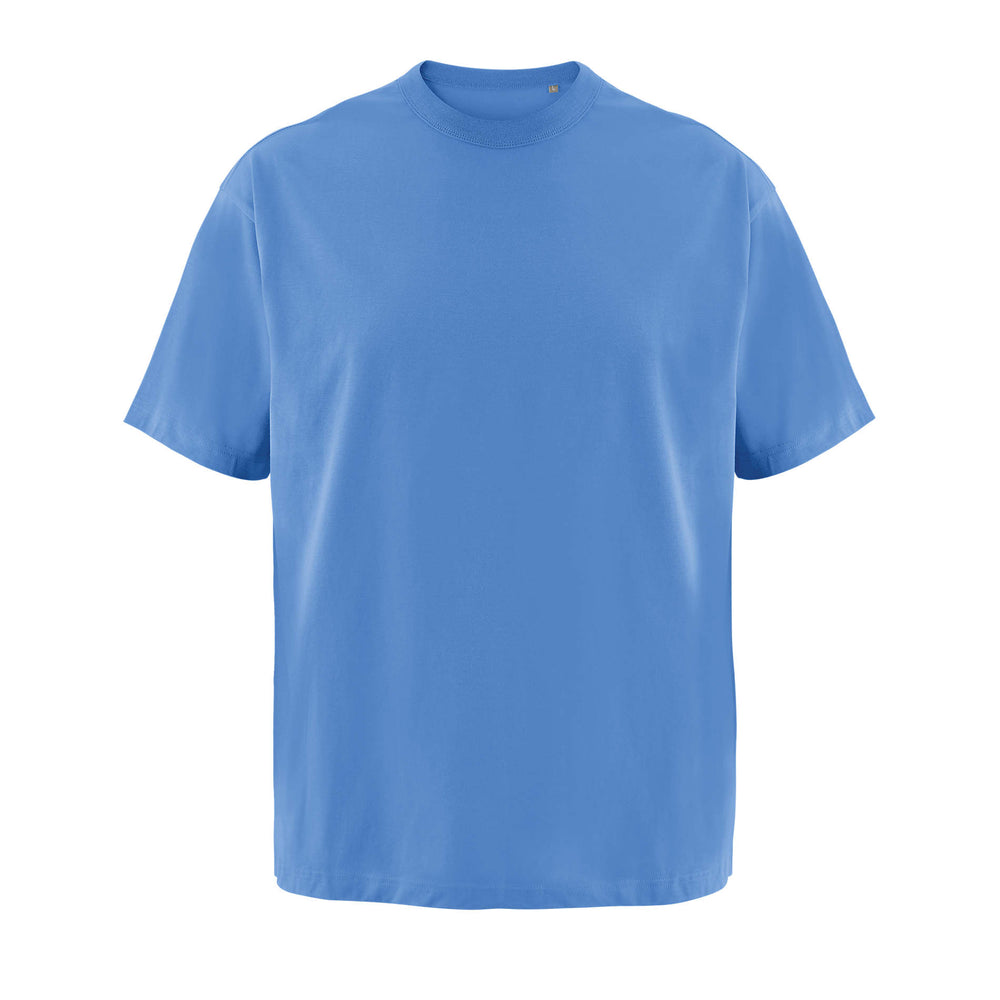 BOXY OVERSIZE T-SHIRT HEREN Boxy Men in azure