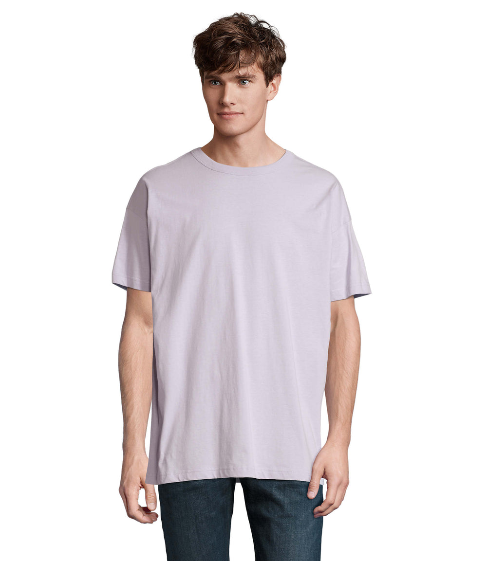 BOXY OVERSIZE T-SHIRT HEREN Boxy Men in lila