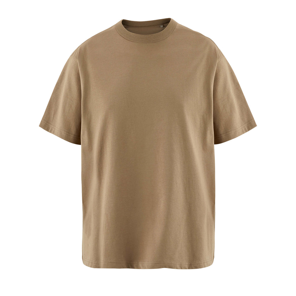 BOXY OVERSIZE T-SHIRT HEREN Boxy Men in umber
