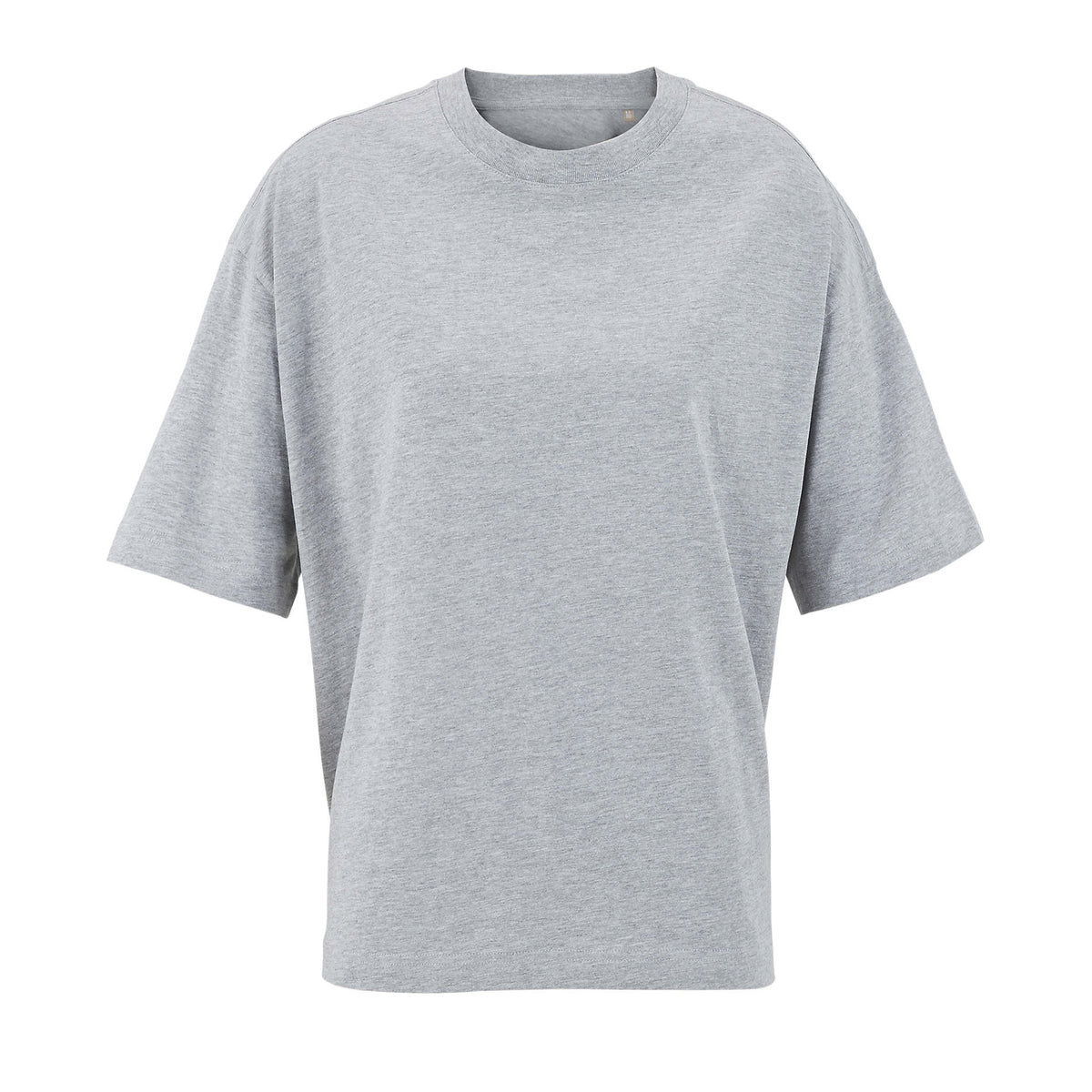 BOXY OVERSIZE T-SHIRT DAMES Boxy Women in lichtgrijs gemêleerd
