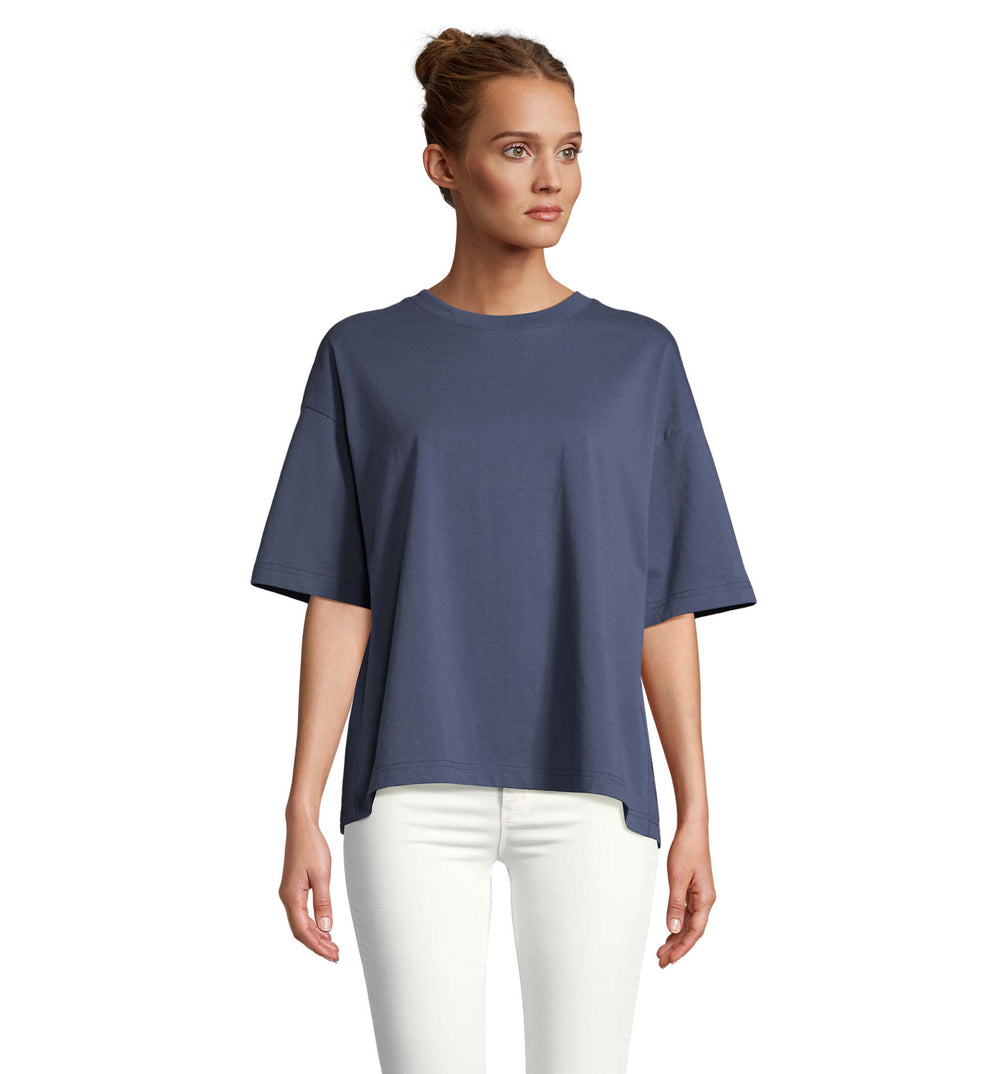 BOXY OVERSIZE T-SHIRT DAMES Boxy Women in denim
