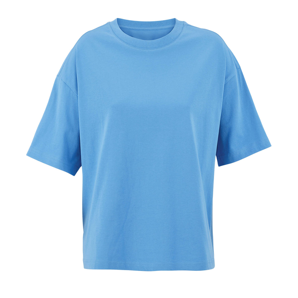 BOXY OVERSIZE T-SHIRT DAMES Boxy Women in azure