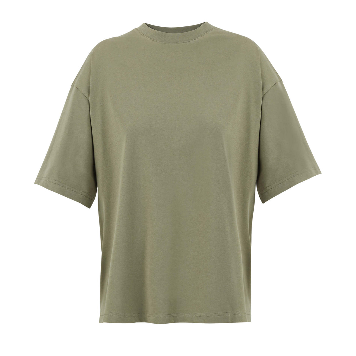 BOXY OVERSIZE T-SHIRT DAMES Boxy Women in khaki