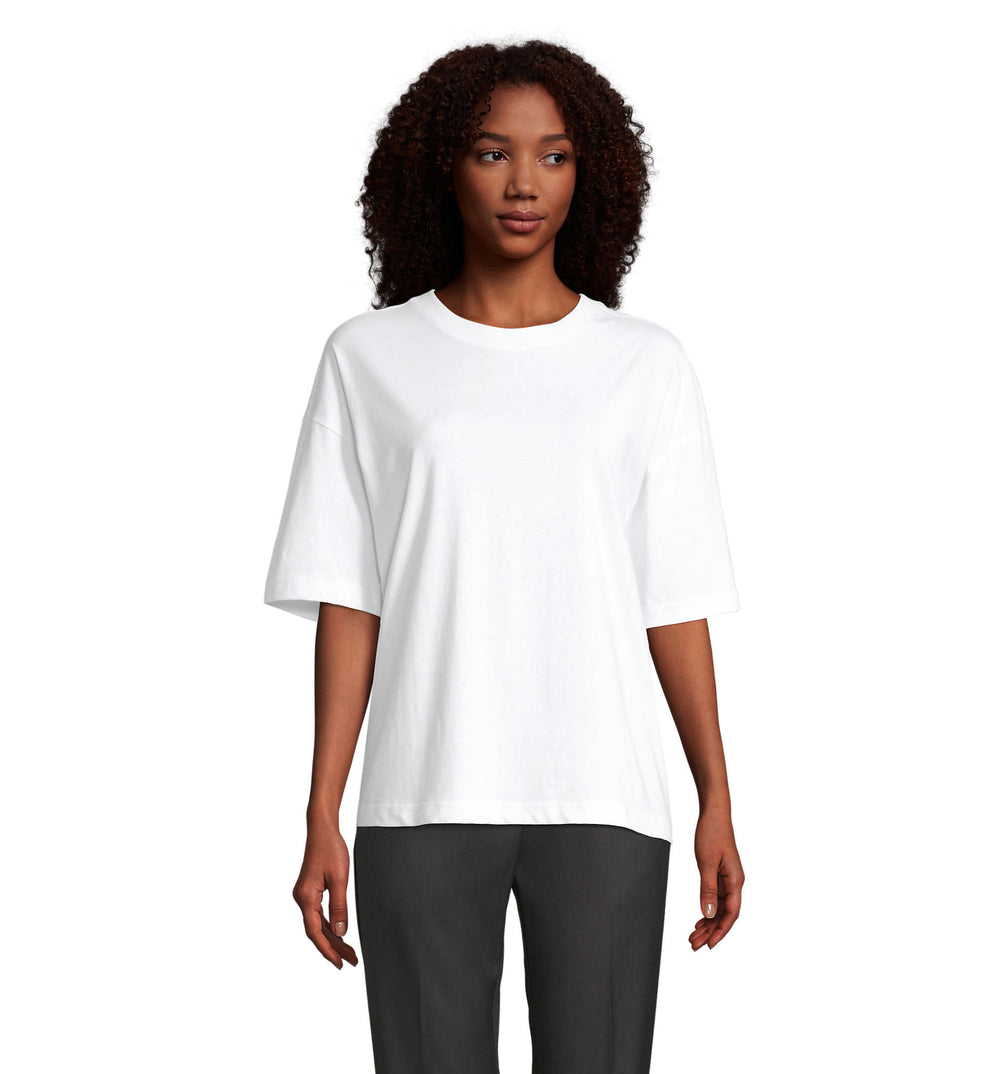 BOXY OVERSIZE T-SHIRT DAMES Boxy Women in wit