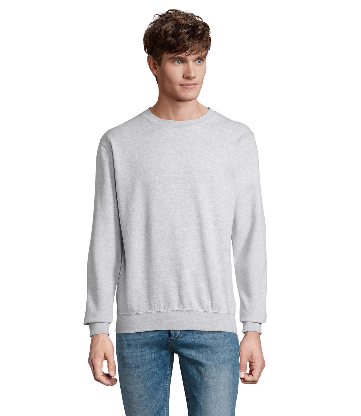 UNISEX SWEATSHIRT Columbia in grijs gemêleerd 2