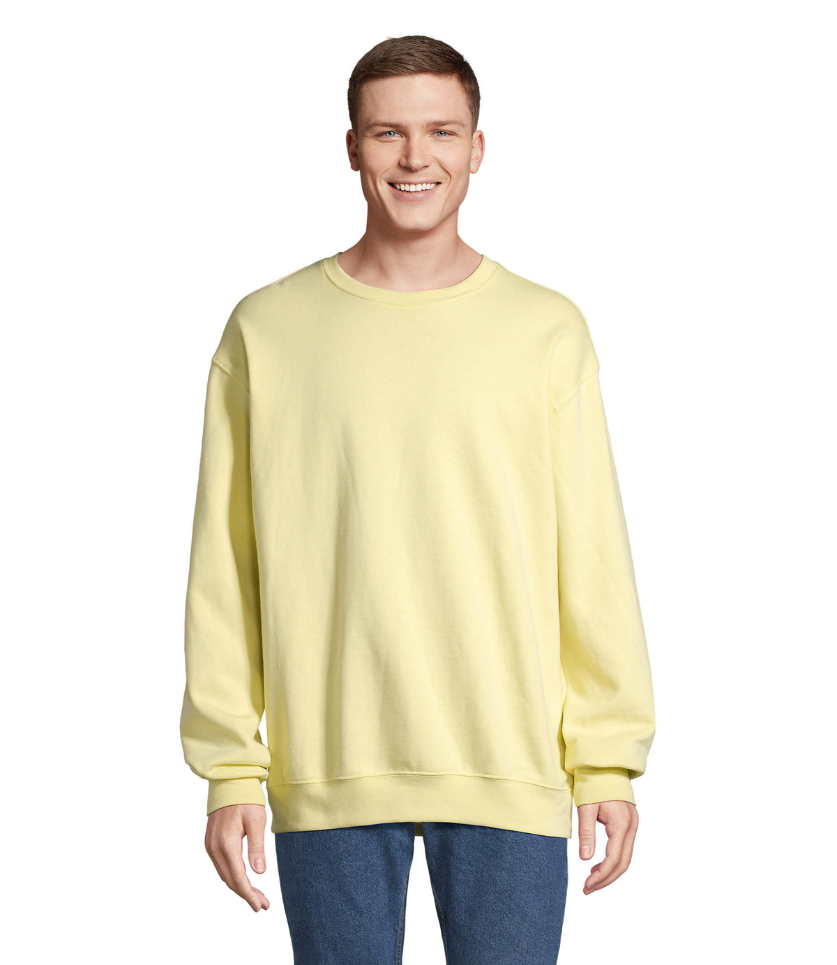 UNISEX SWEATSHIRT Columbia in licht geel