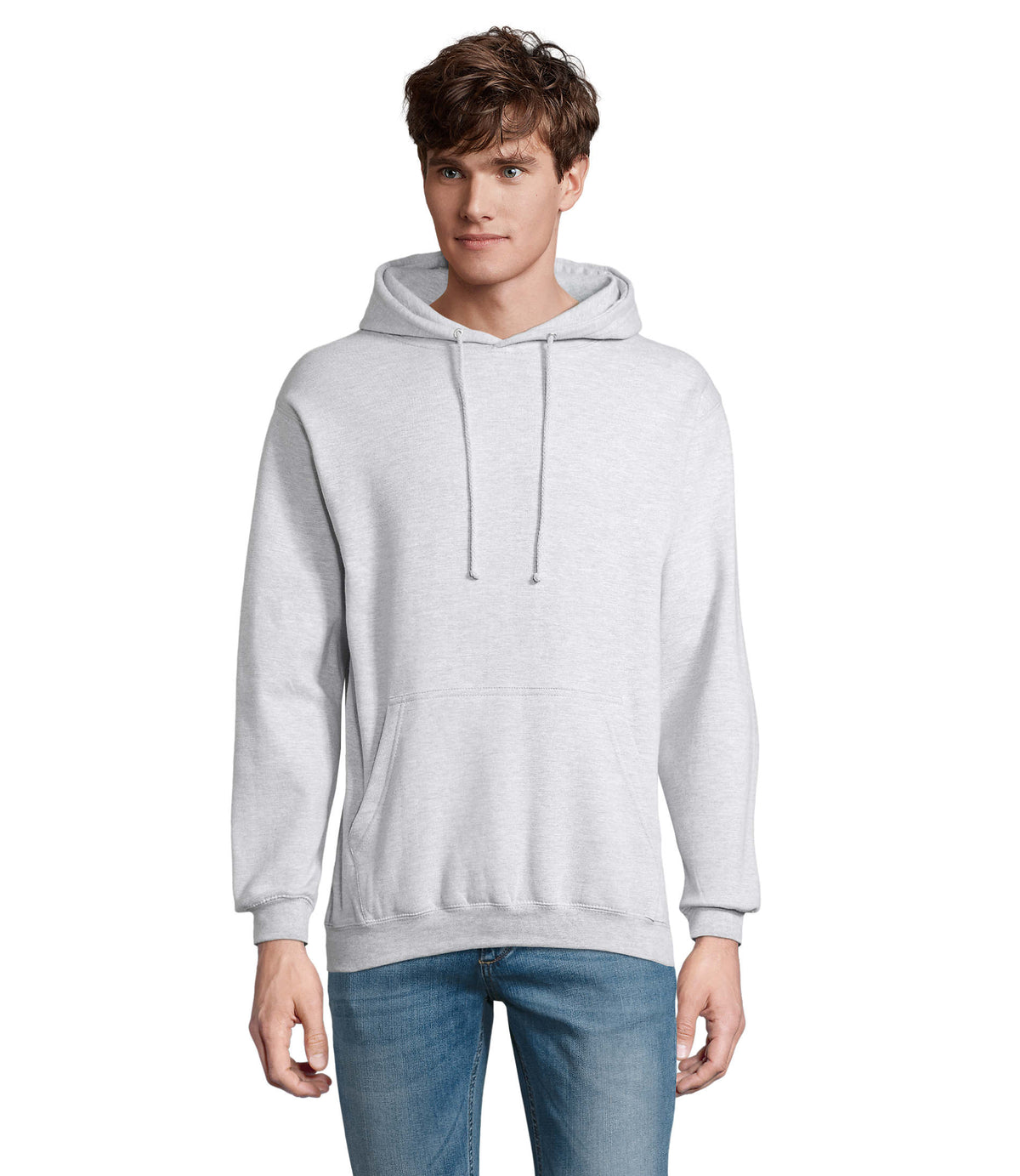 Unisex capuchon Condor in grijs gemêleerd 2
