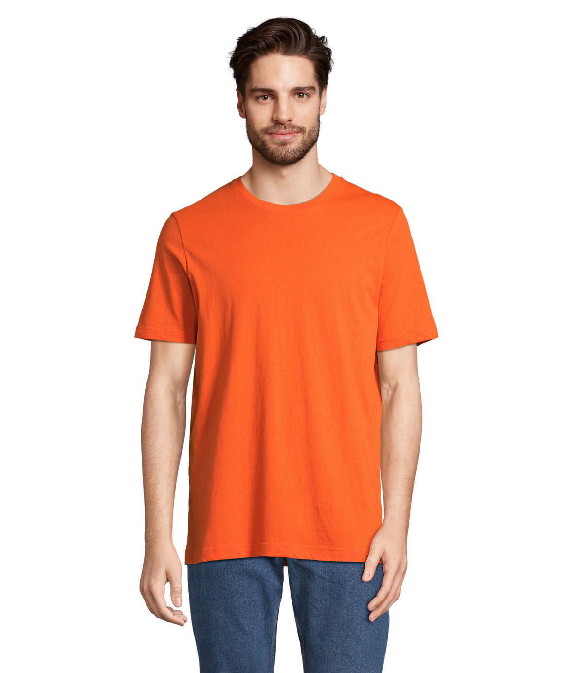 T-SHIRT Tuner in donker oranje