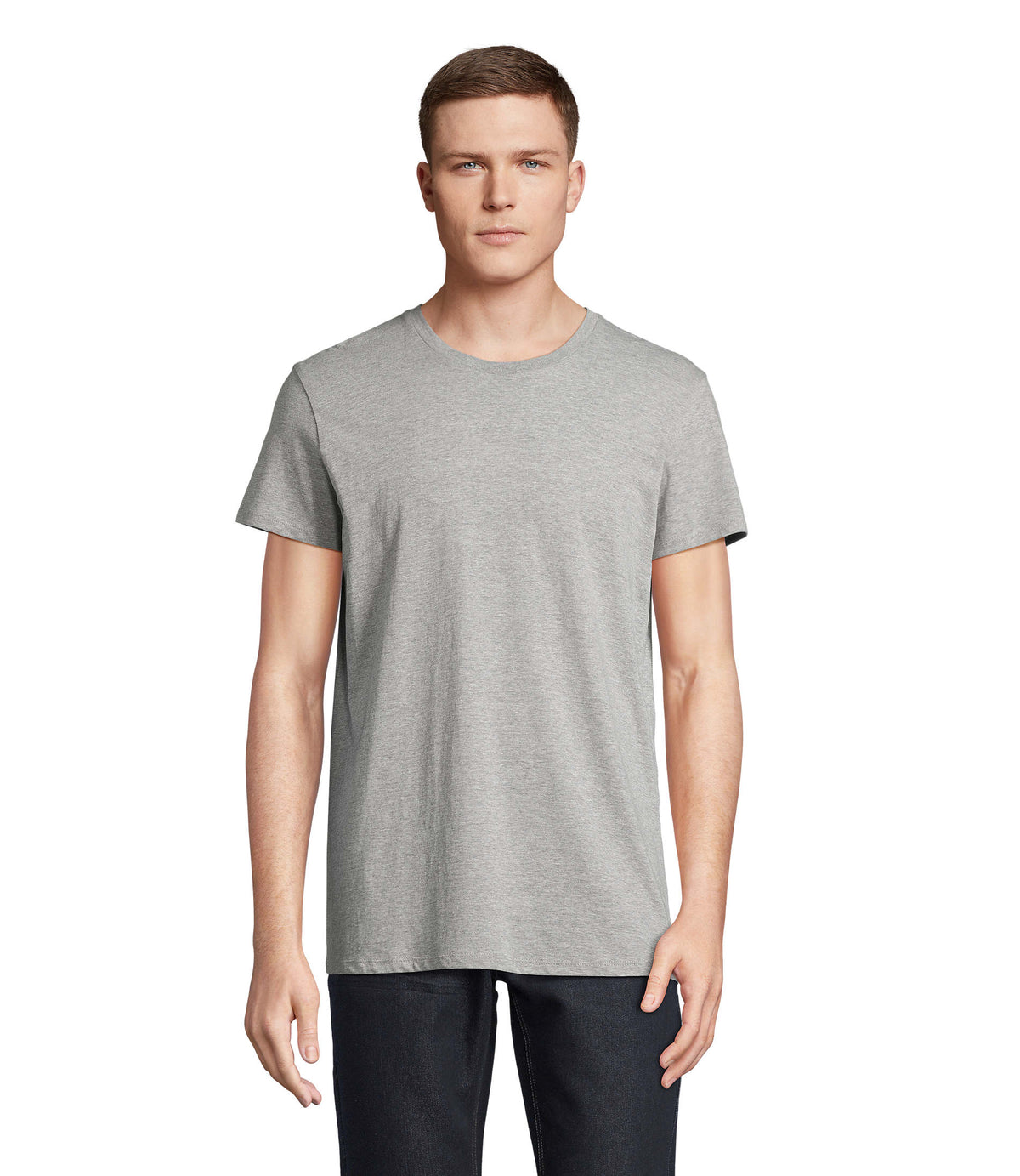 T-Shirt 150 g Re Crusader in grijs gemeleerd