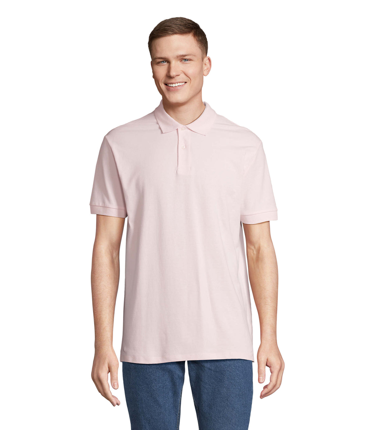 HEREN POLO Pacific in zacht roze
