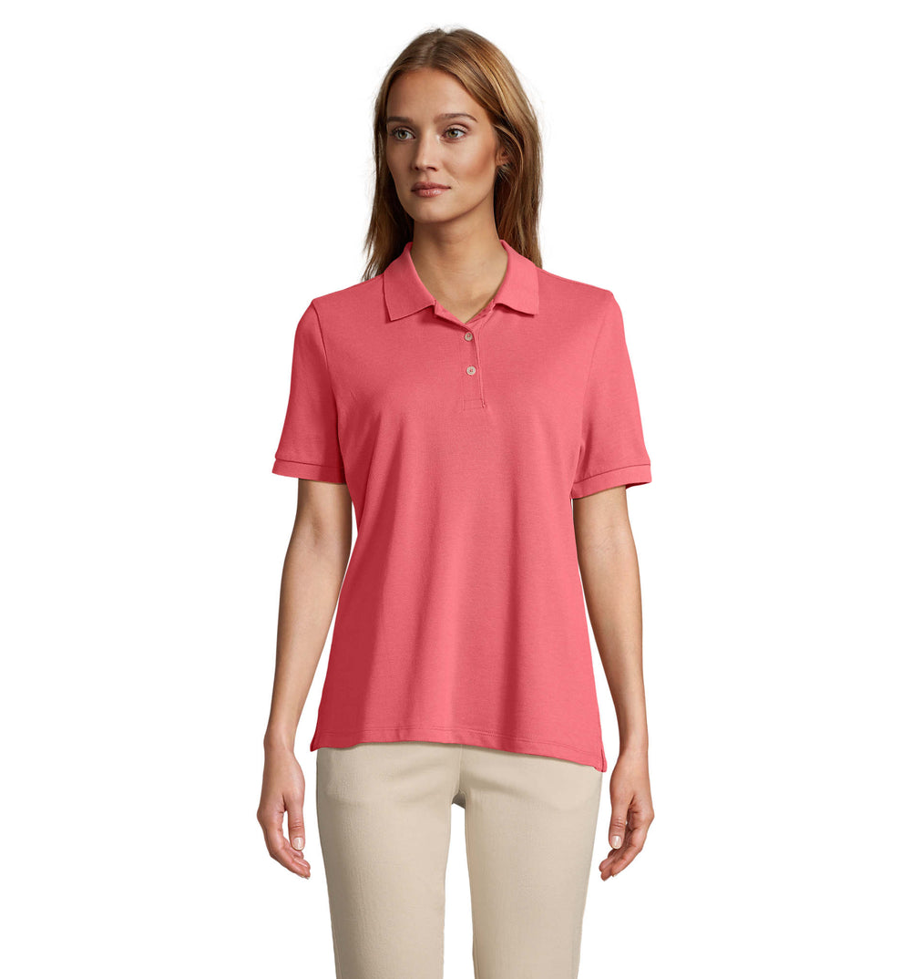 PACIFIC DAMES POLO Pacific Women in folk pink twin