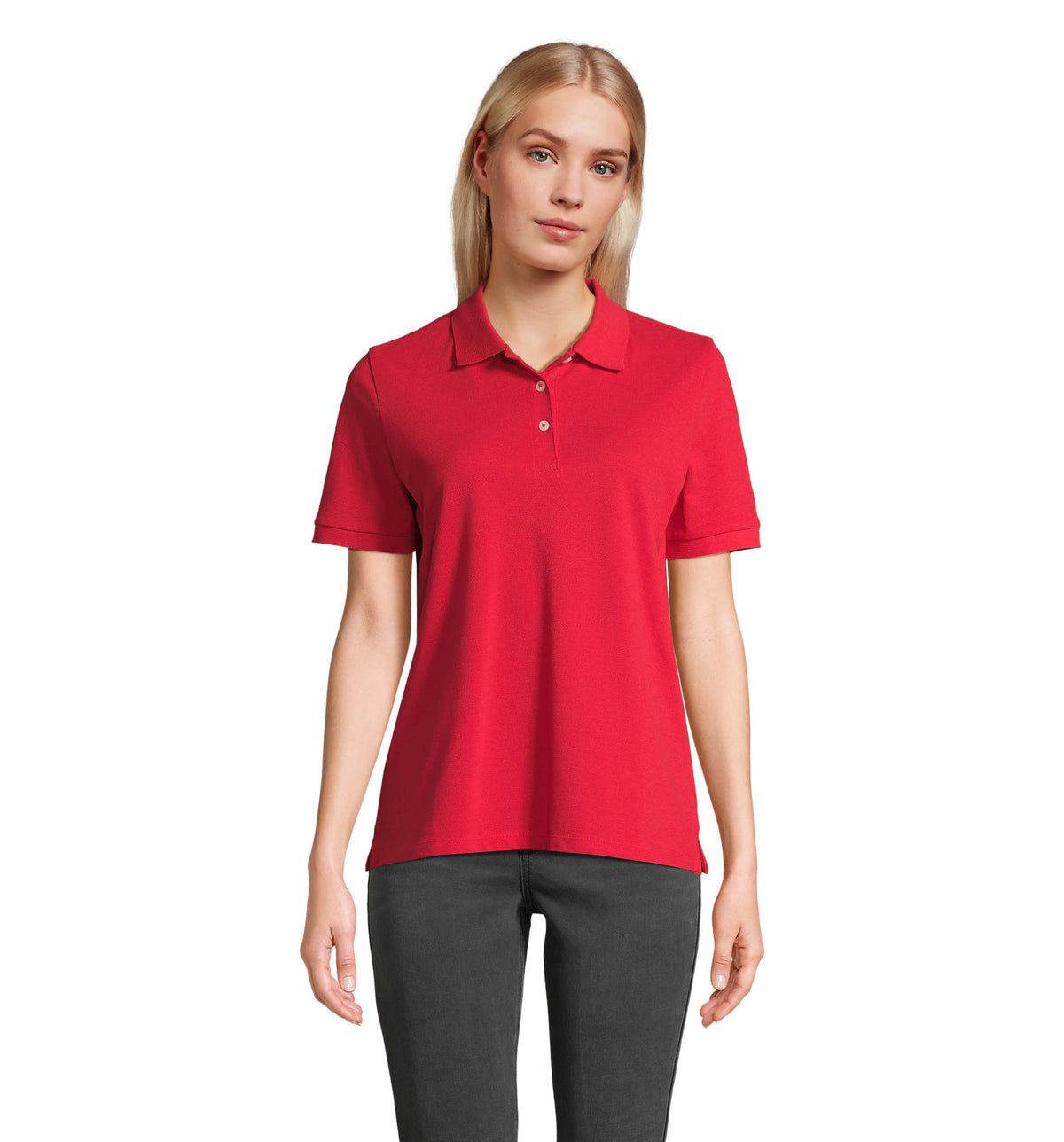 PACIFIC DAMES POLO Pacific Women in rood