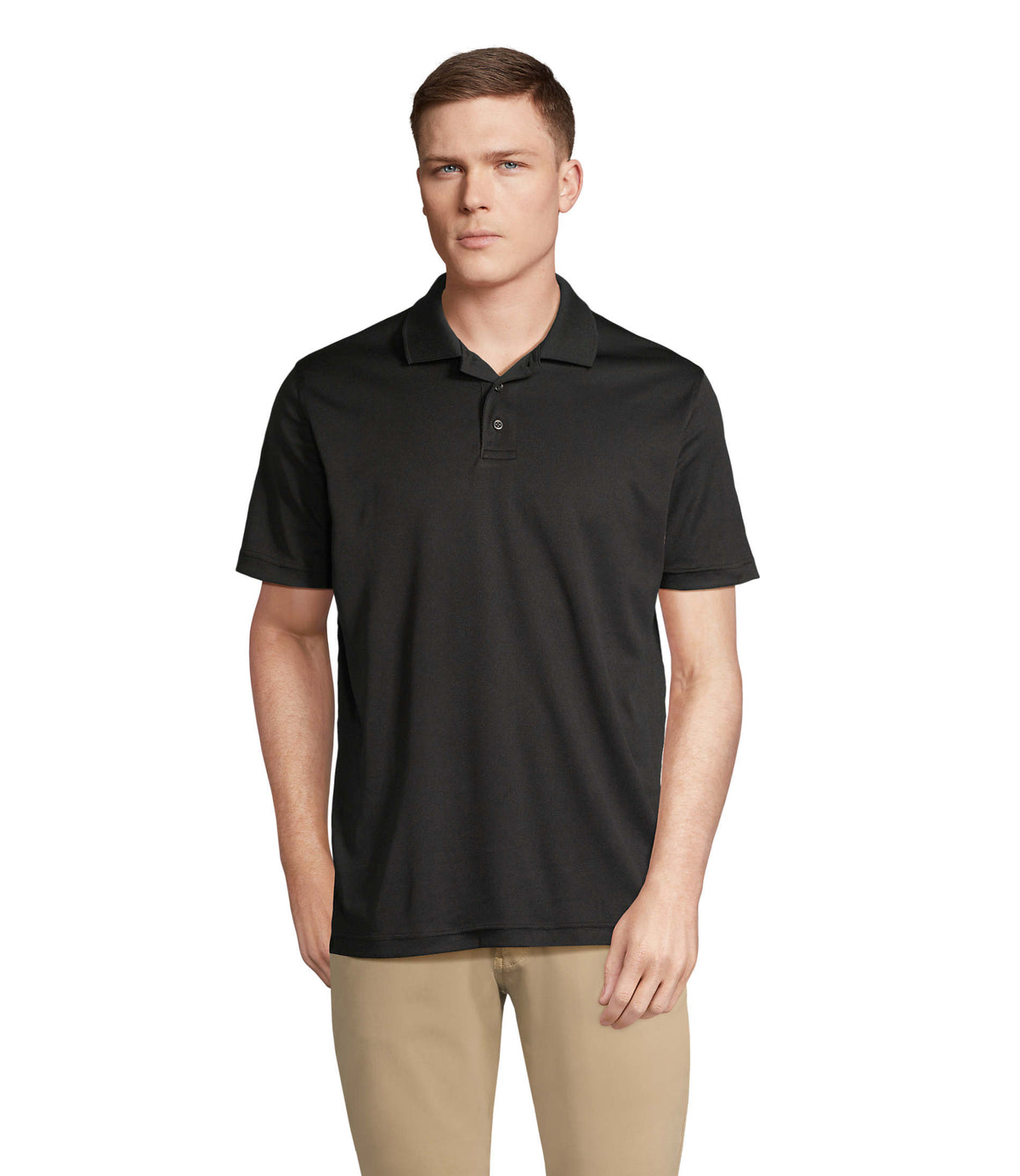 UNISEX POLO Pitcher in zwart