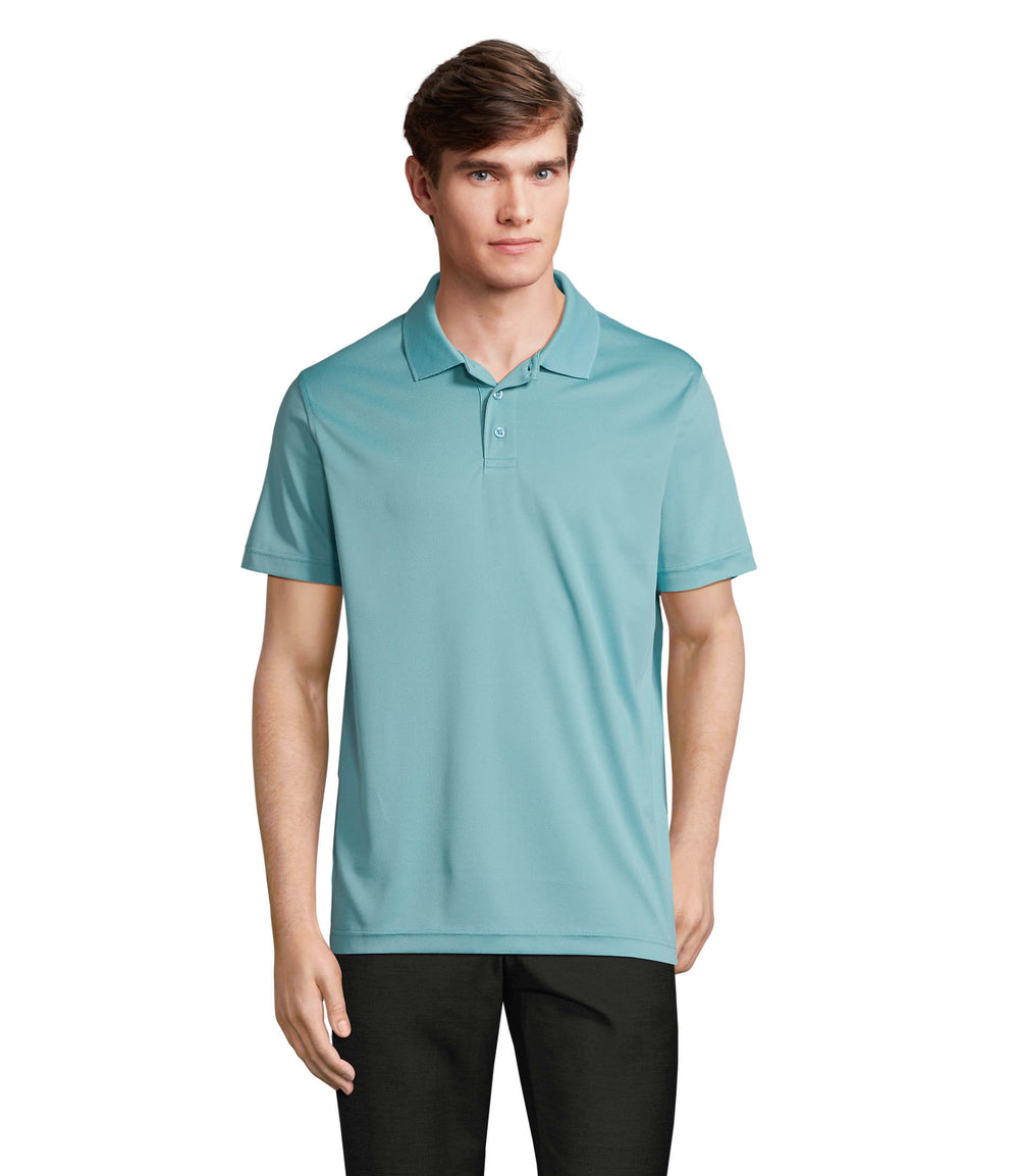 UNISEX POLO Pitcher in pool blue