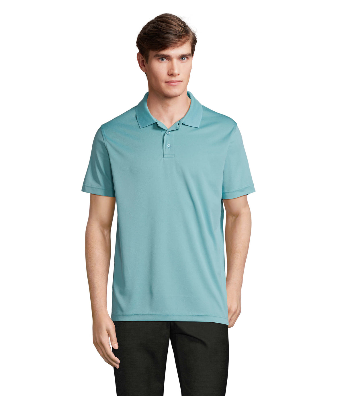 UNISEX POLO Pitcher in pool blue