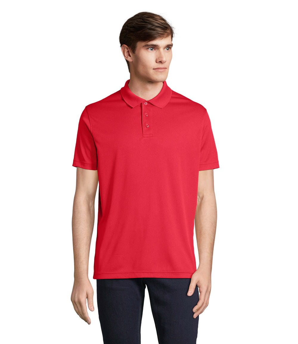 UNISEX POLO Pitcher in rood