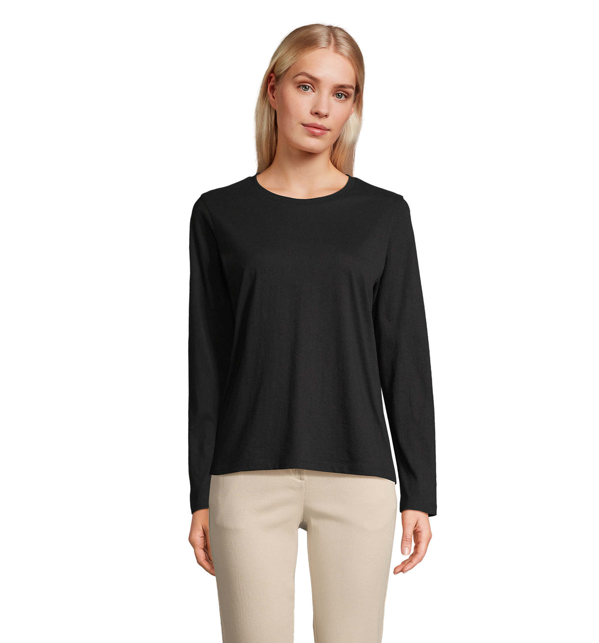 MONARCH DAMES T-SHIRTS Monarch Women in diep zwart