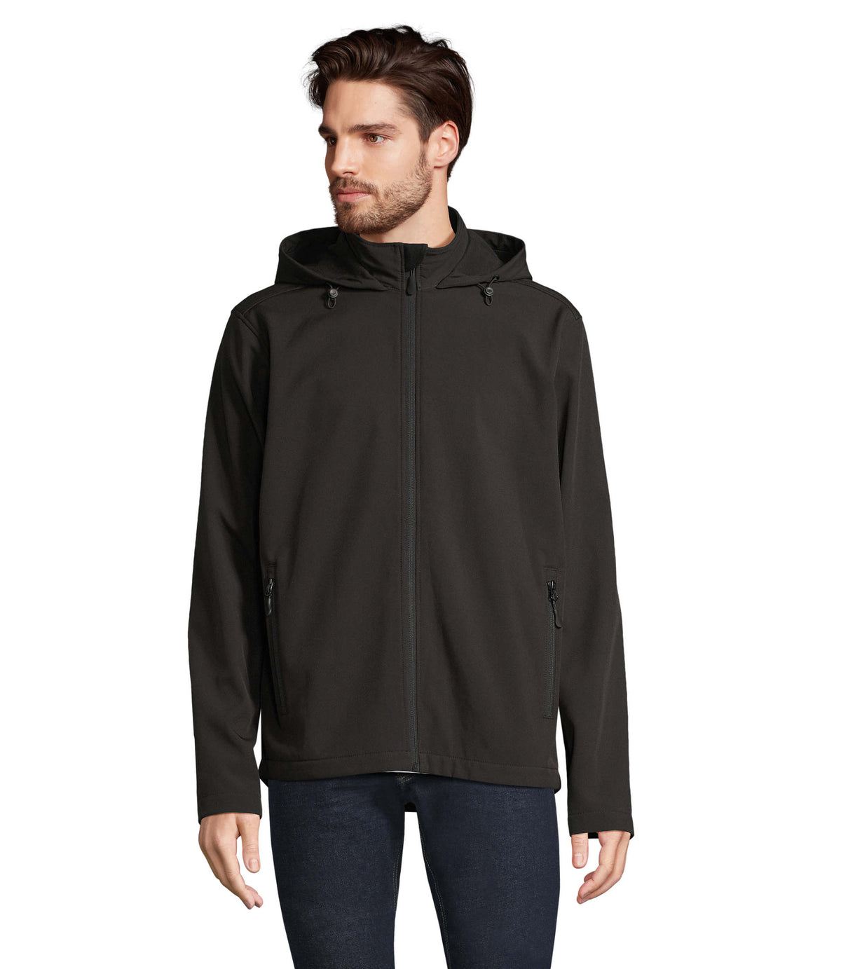 RACE HERENJAS MET CAPUCHON Race Hooded Men in zwart