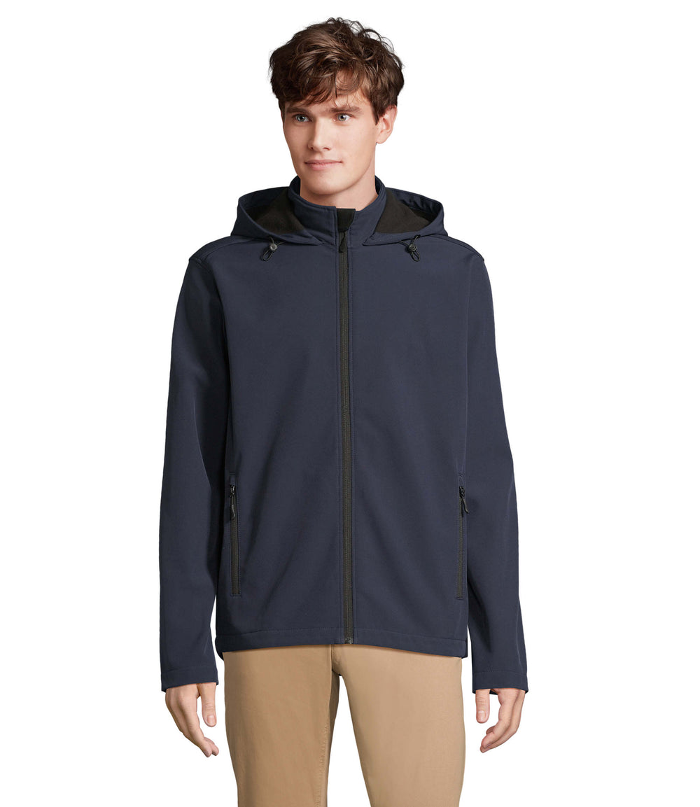 RACE HERENJAS MET CAPUCHON Race Hooded Men in franse marine
