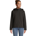 RACE DAMESJAS MET CAPUCHON Race Hooded Women in zwart