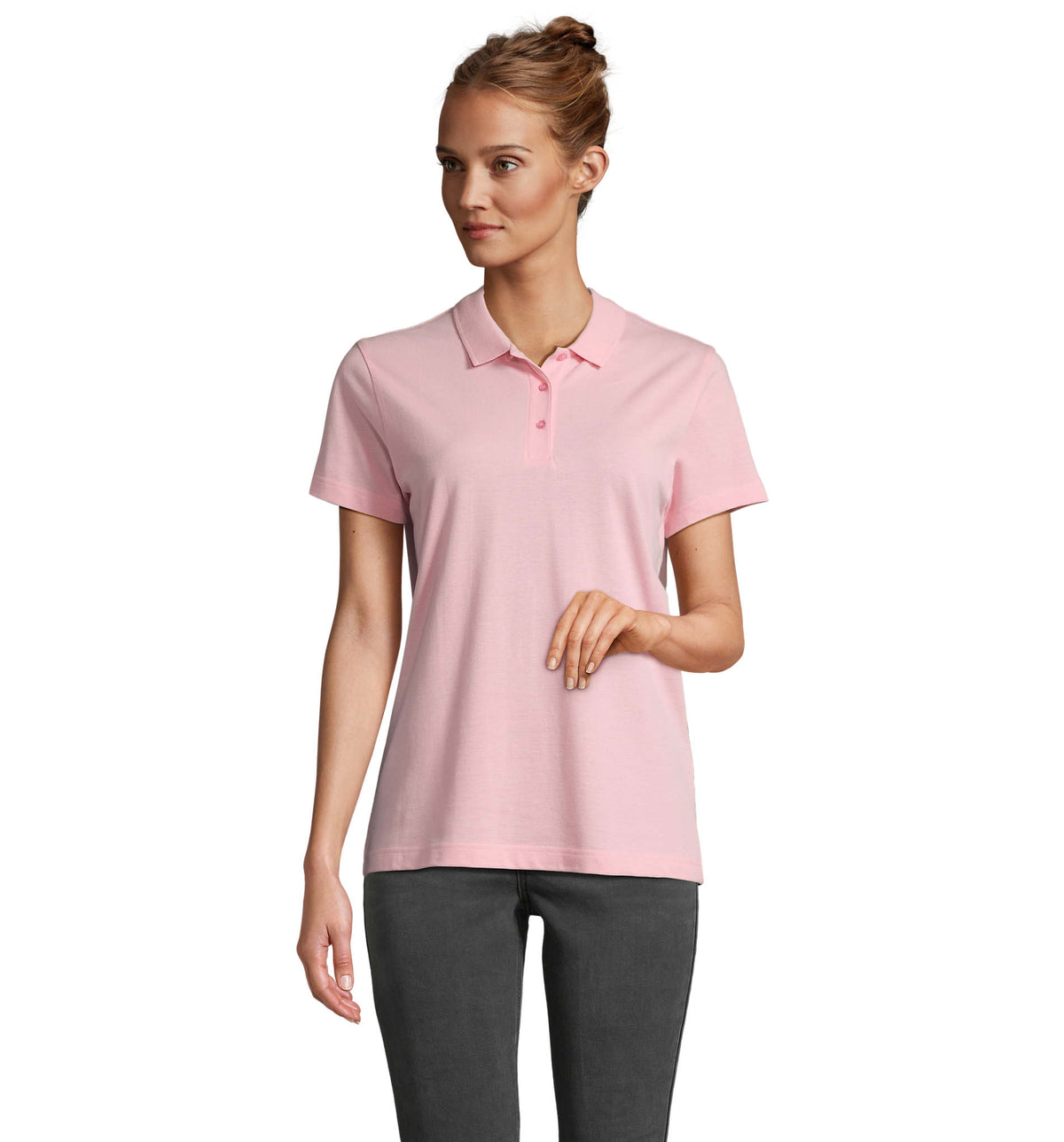 PULSE DAMES POLO Pulse Women in snoep roze