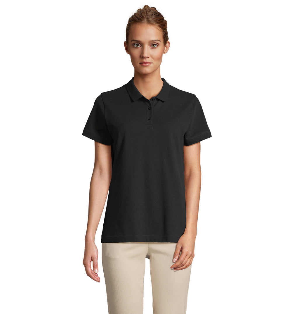PULSE DAMES POLO Pulse Women in zwart