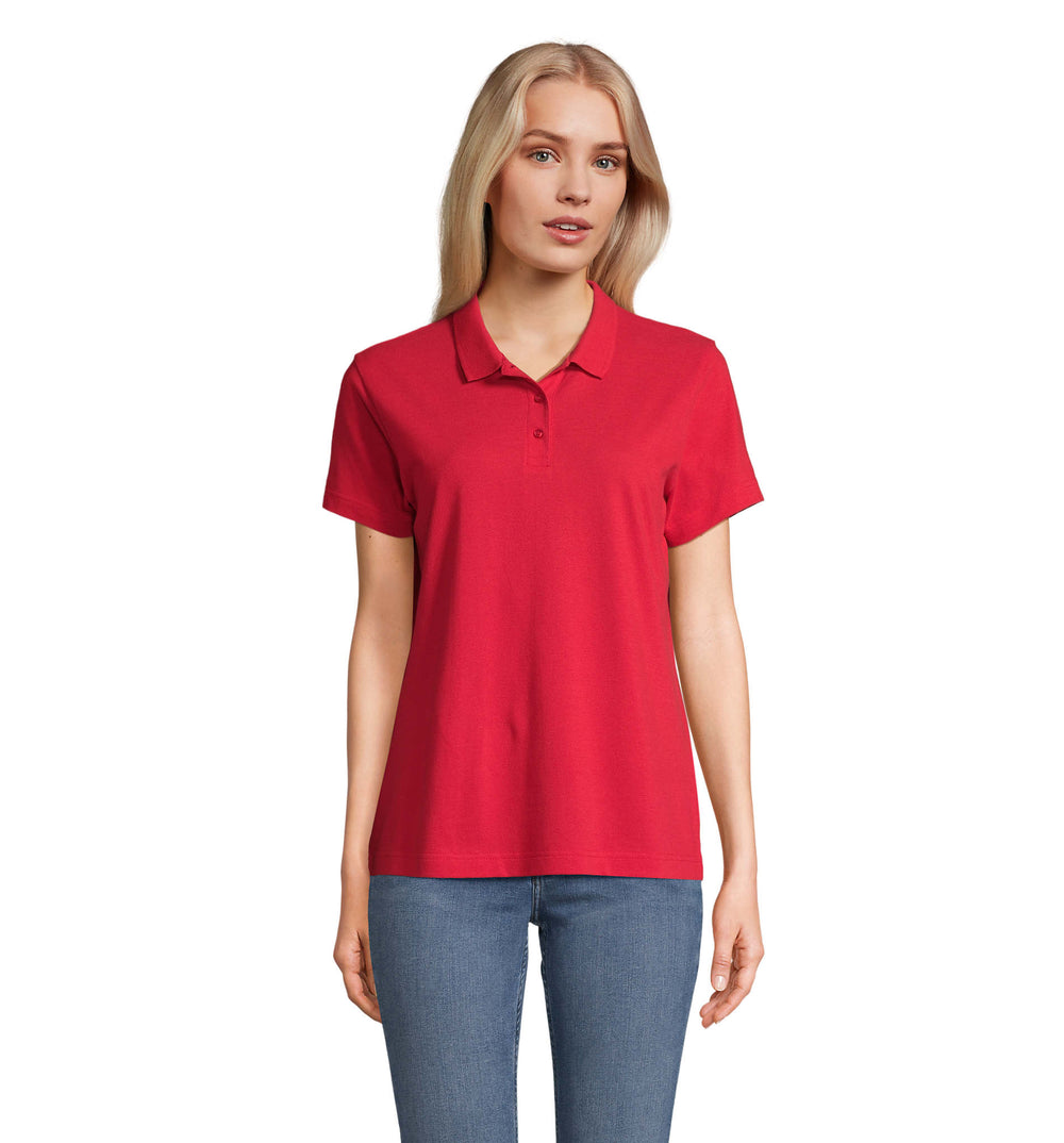 PULSE DAMES POLO Pulse Women in rood