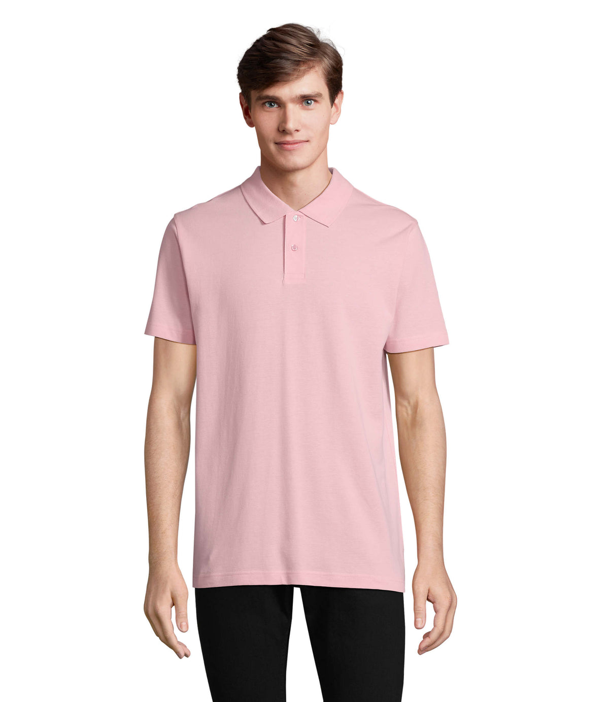UNISEX POLO Pulse in snoep roze