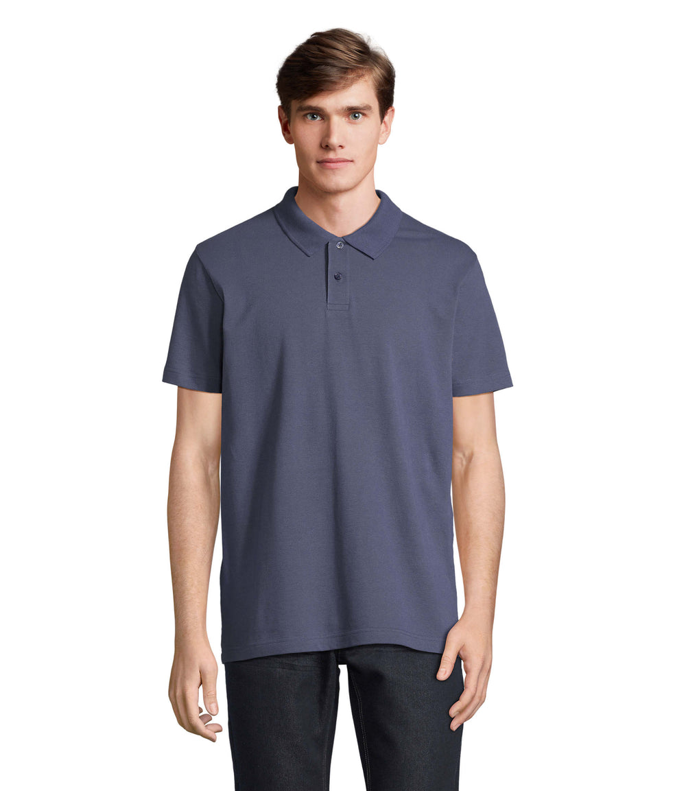 UNISEX POLO Pulse in denim