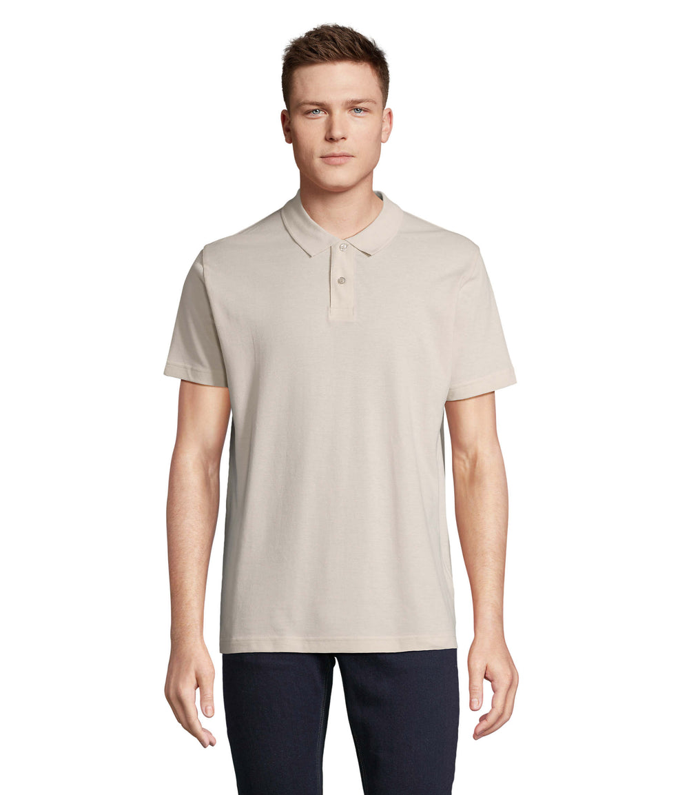 UNISEX POLO Pulse in linen twin