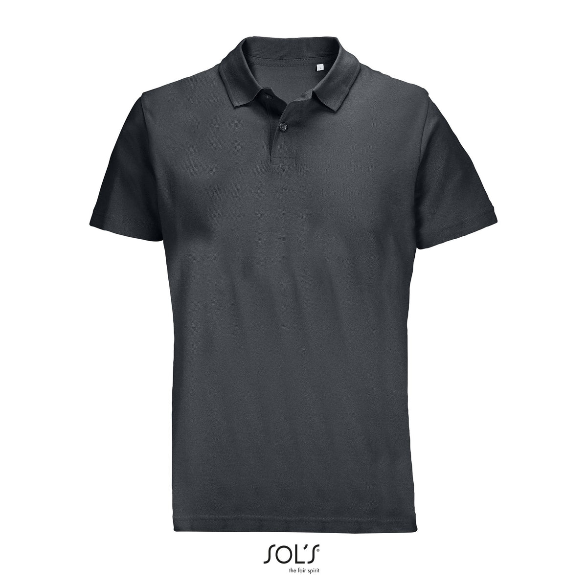 UNISEX POLO Pulse in muisgrijs