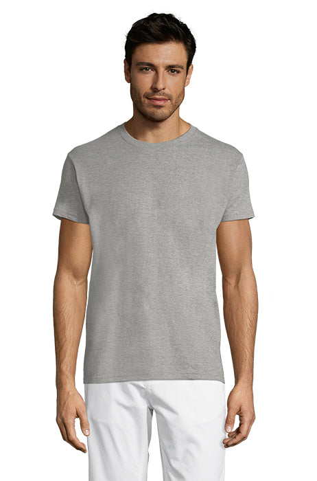 T-SHIRT 150 g Titan in grijs gemeleerd