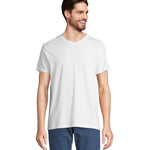 V-NECK T-SHIRT Regent V in wit