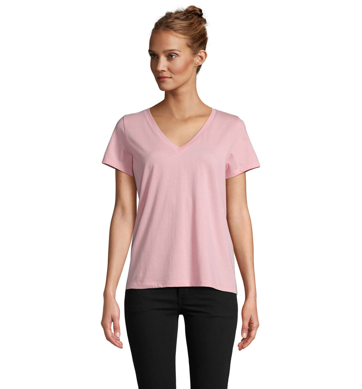 REGENT V T-SHIRT WOMEN Regent V Women in snoep roze
