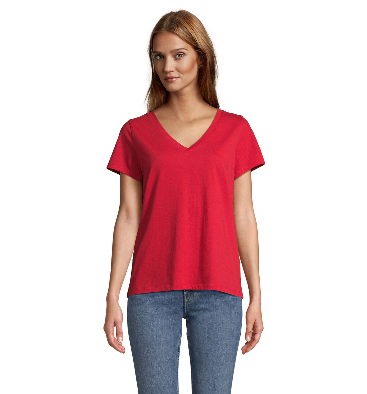 REGENT V T-SHIRT WOMEN Regent V Women in rood