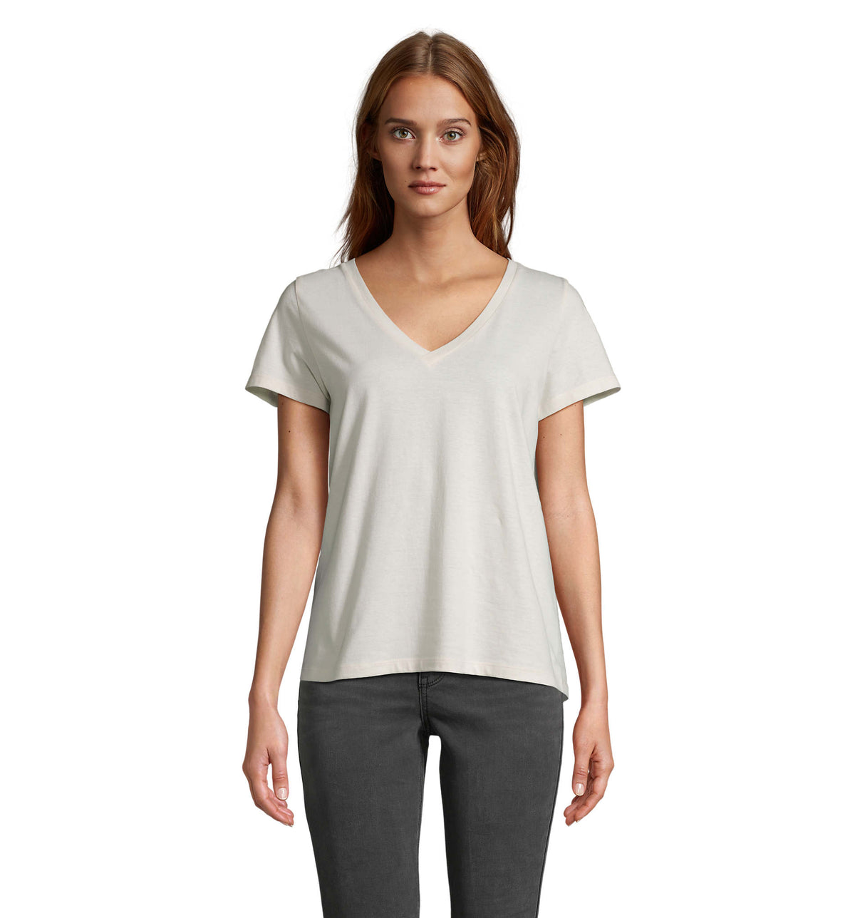 REGENT V T-SHIRT WOMEN Regent V Women in gebroken wit