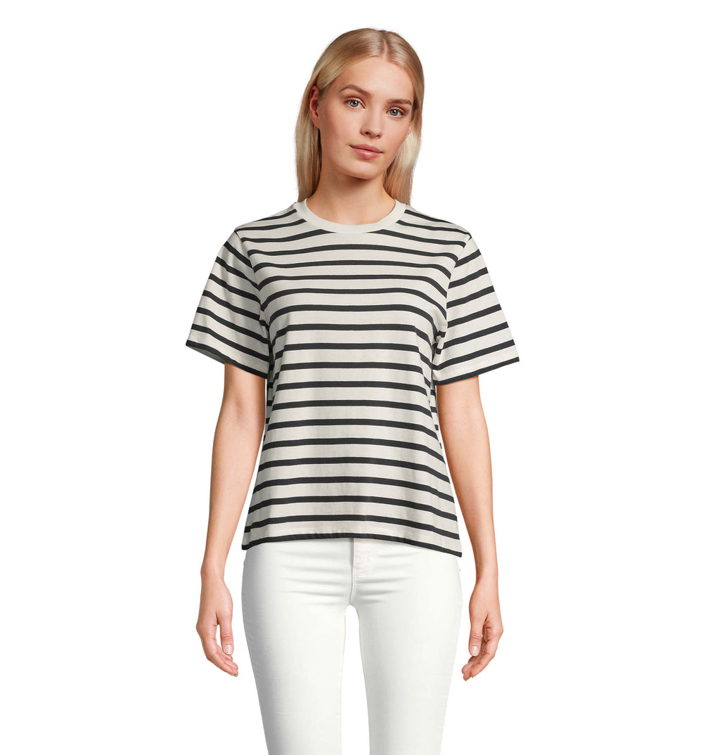LEGEND DAMES-T-SHIRT Legend Women in off white| navy