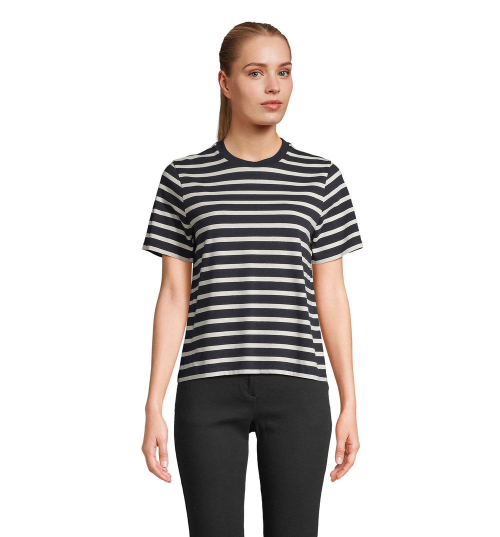 LEGEND DAMES-T-SHIRT Legend Women in navy|off white