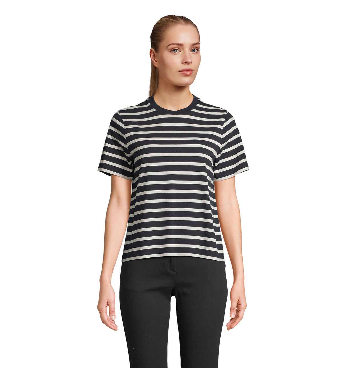 LEGEND DAMES-T-SHIRT Legend Women in navy|off white