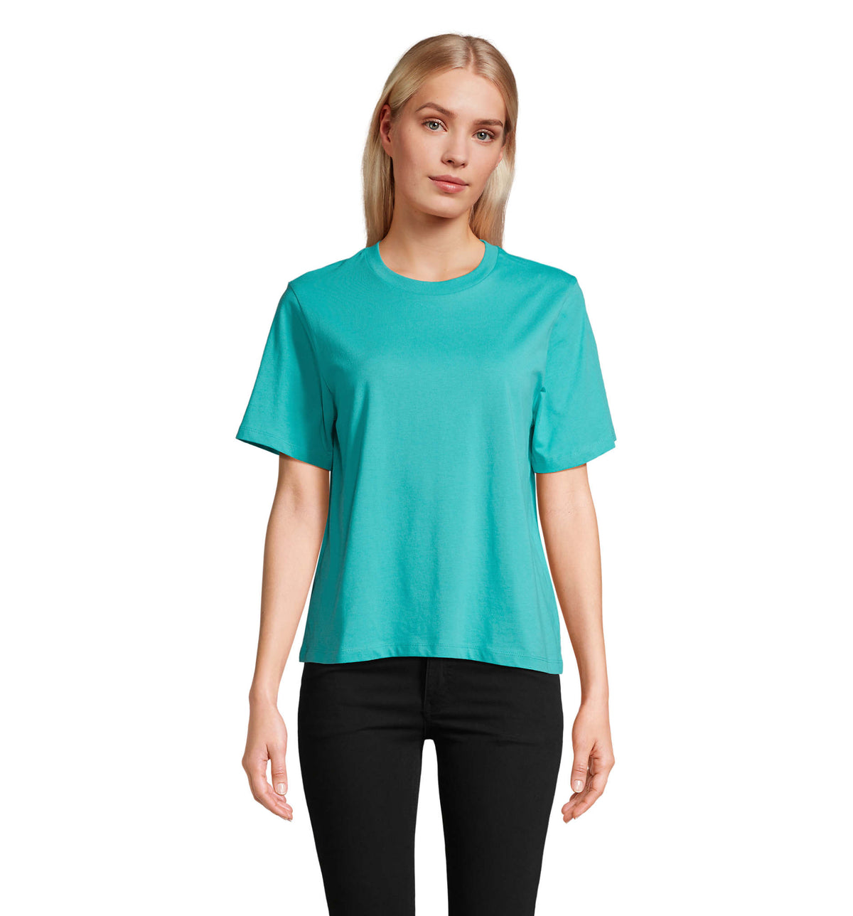 LEGEND DAMES-T-SHIRT Legend Women in caribisch blauw