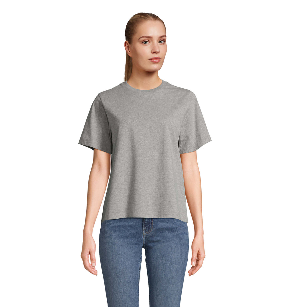LEGEND DAMES-T-SHIRT Legend Women in grijs gemeleerd