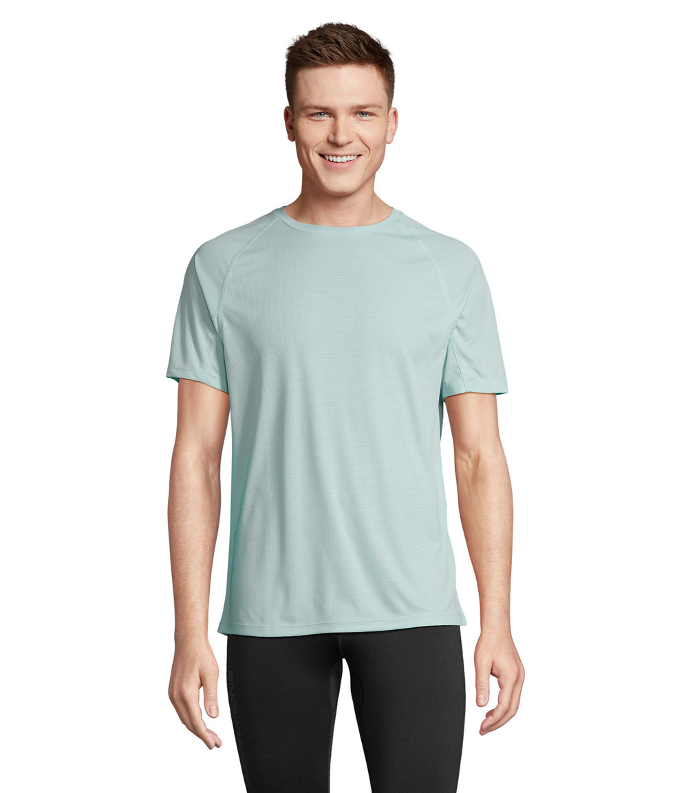 RAGLAN T-SHIRT Vortex in arctic blue