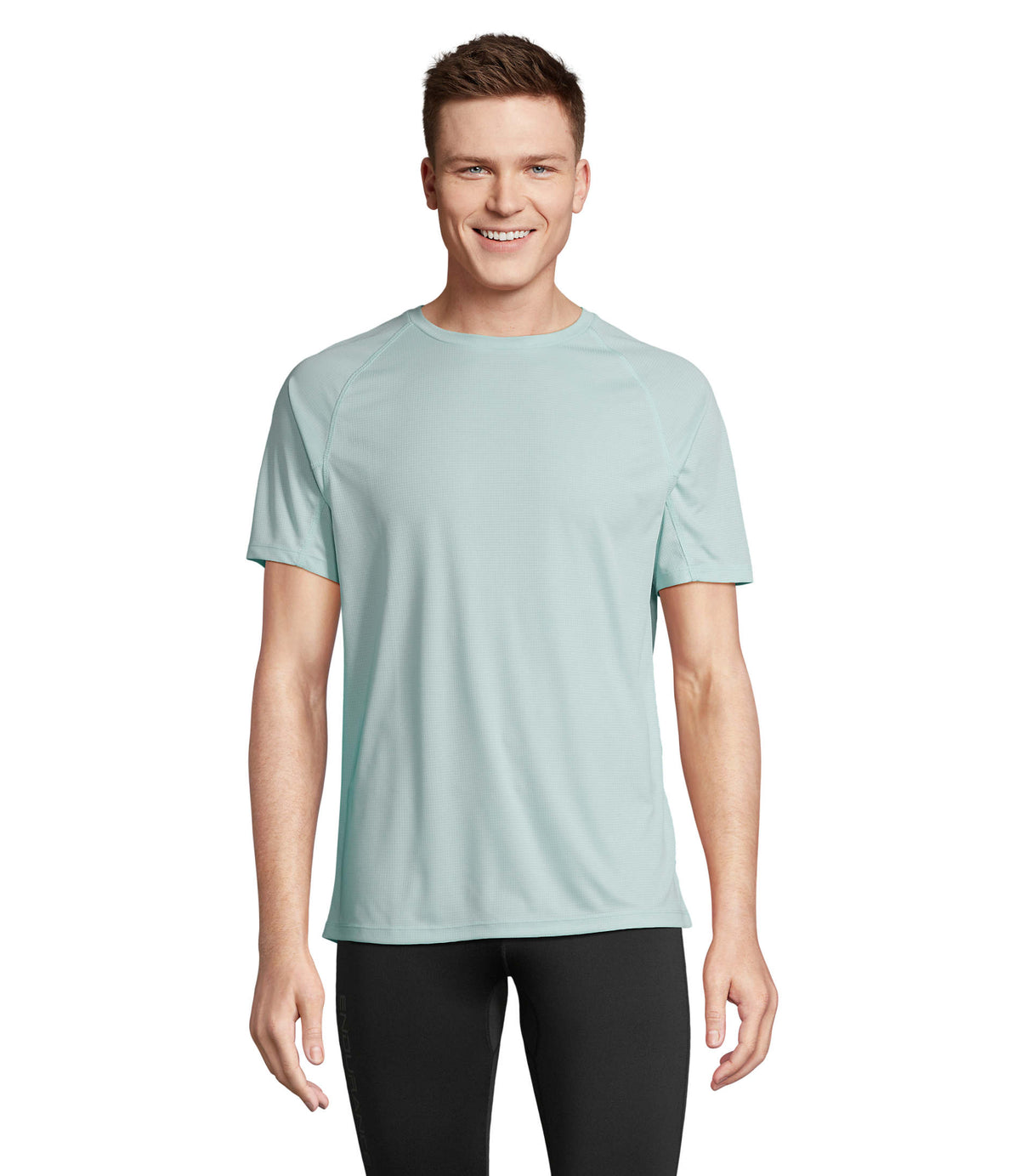 RAGLAN T-SHIRT Vortex in arctic blue