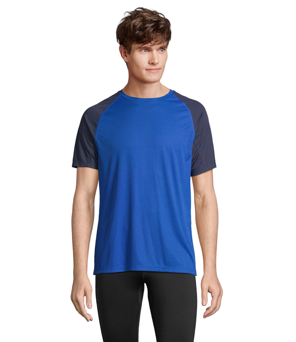 RAGLAN T-SHIRT Vortex in french navy/royal blue