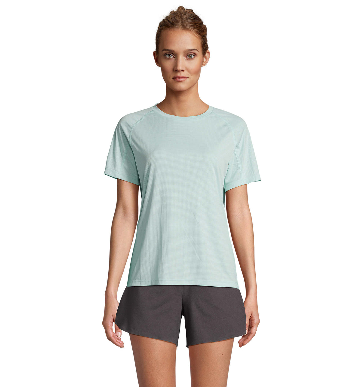 RAGLAN T-SHIRT Vortex Women in arctic blue