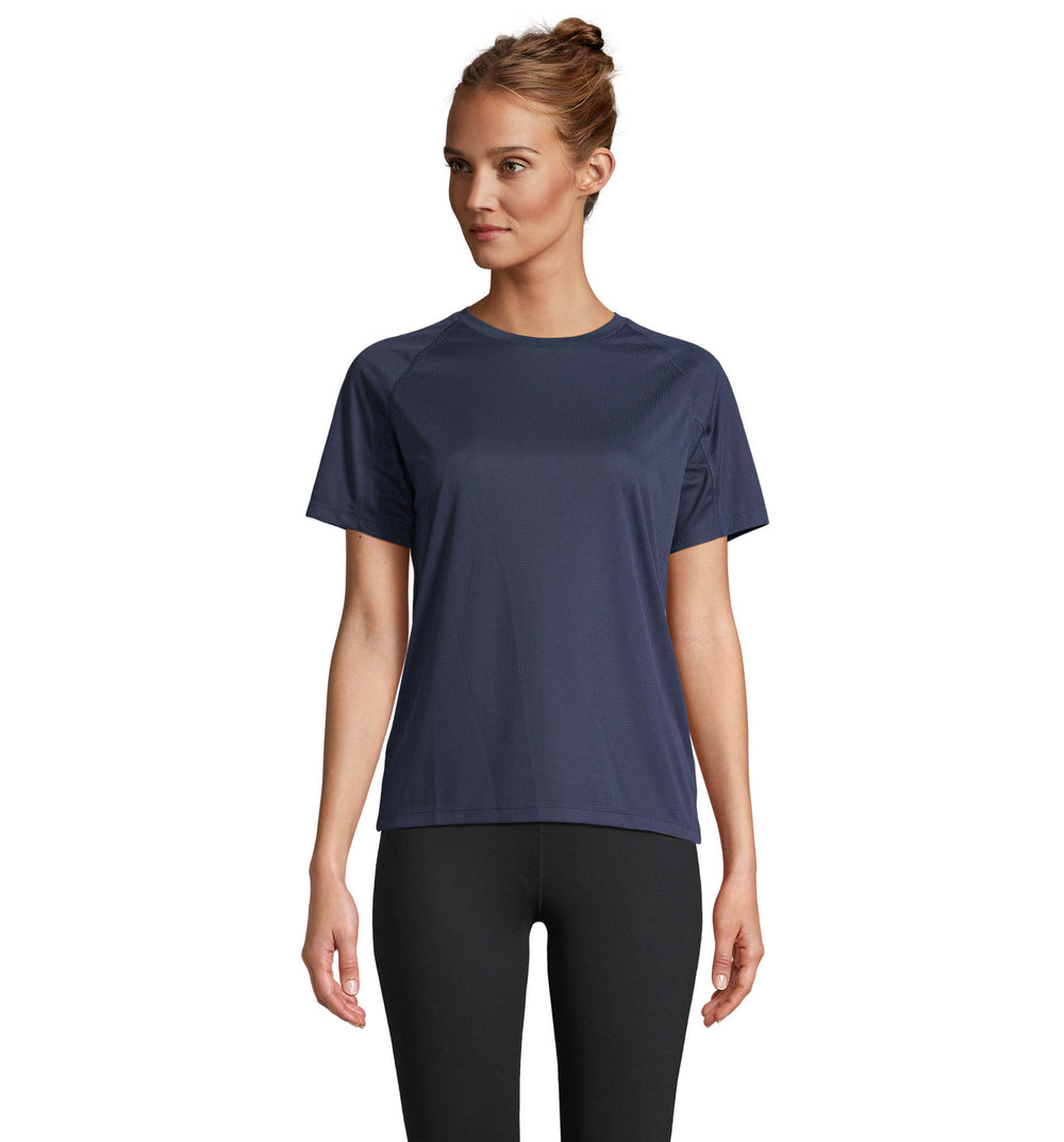 RAGLAN T-SHIRT Vortex Women in franse marine